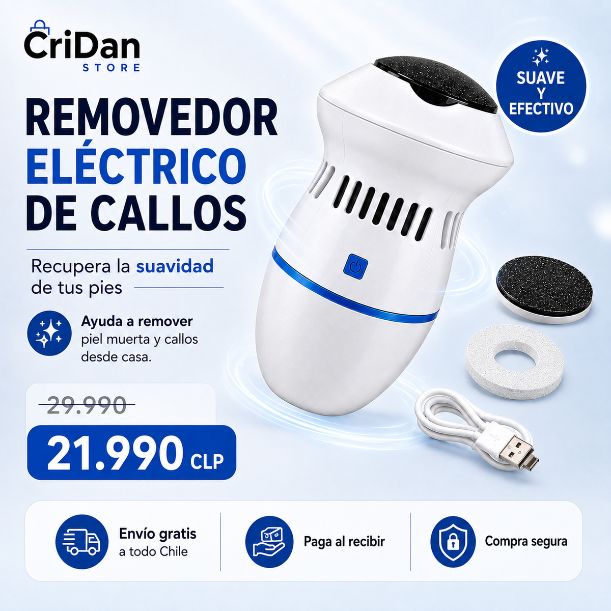Removedor Eléctrico de Callos