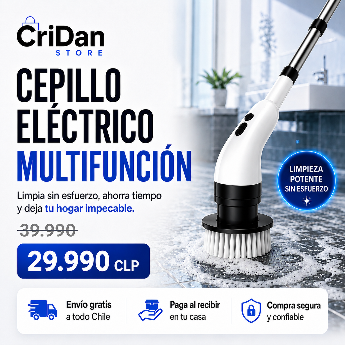 Cepillo Eléctrico Multifunción